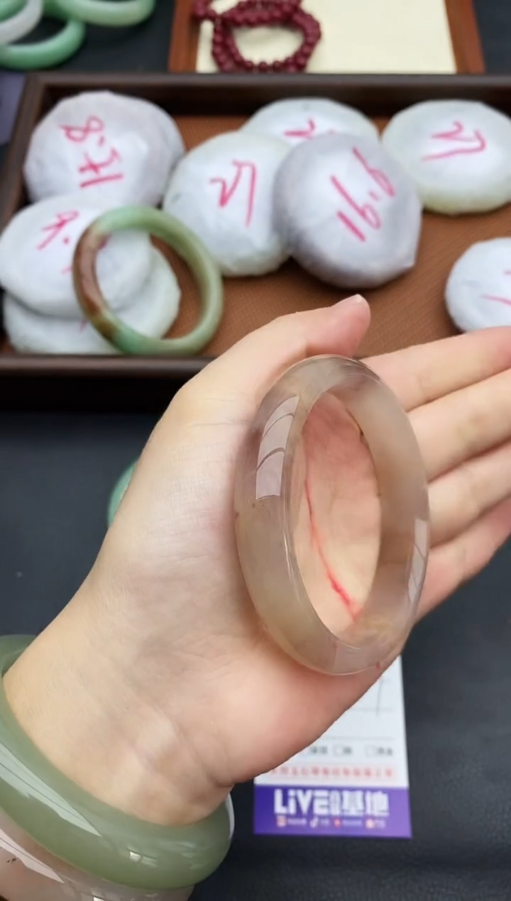 未镶嵌手镯石英质玉114+56/57