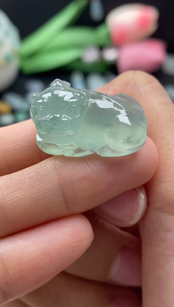 【闪购商品】翡翠颈饰未镶嵌翡翠冰晴貔貅
