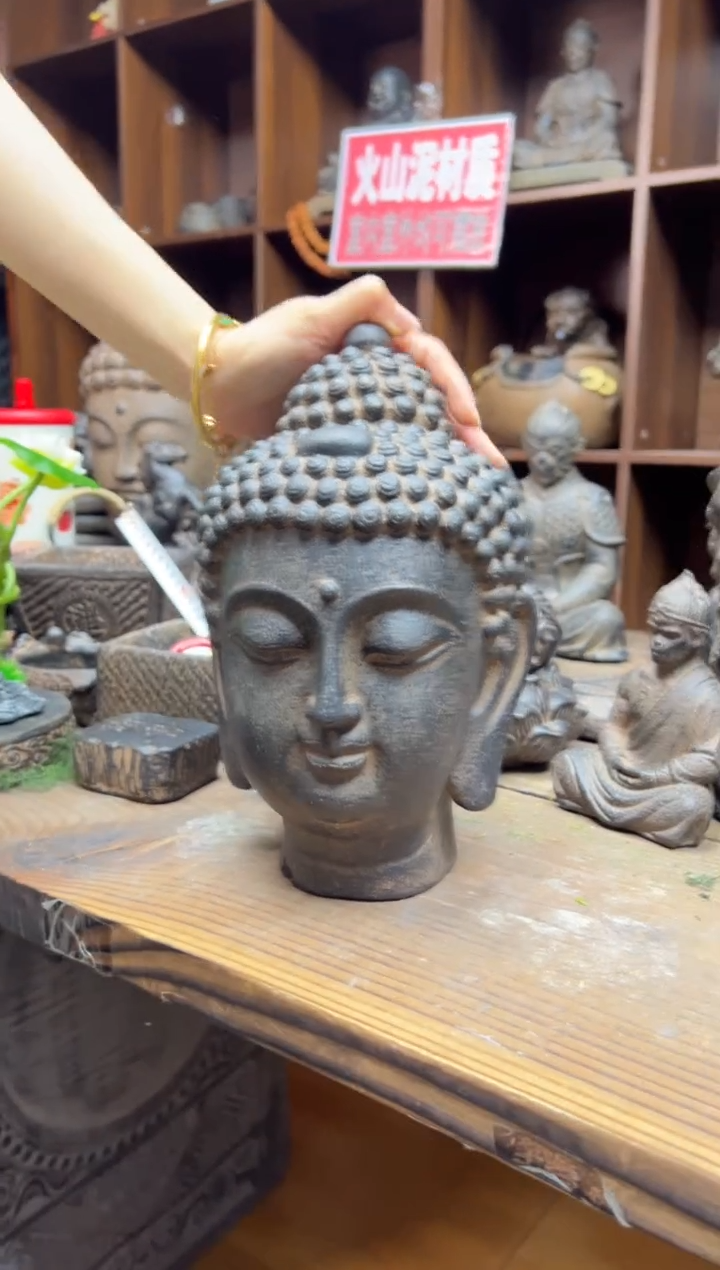 陶土【火山泥】小佛首