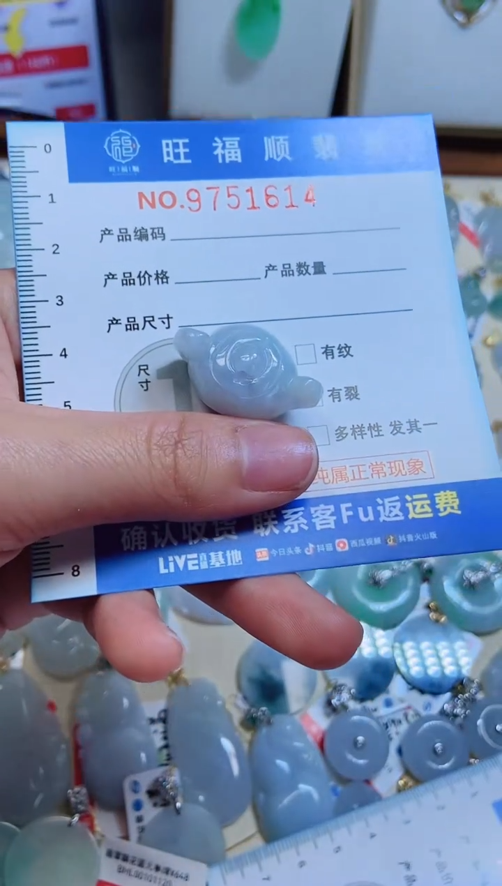 【闪购商品】天然缅甸A货翡翠颈饰配绳带礼盒