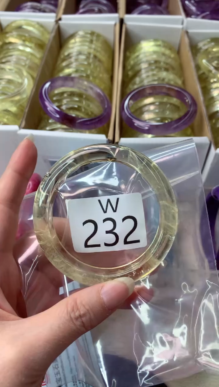 未镶嵌手镯水晶光**珠W232-57+