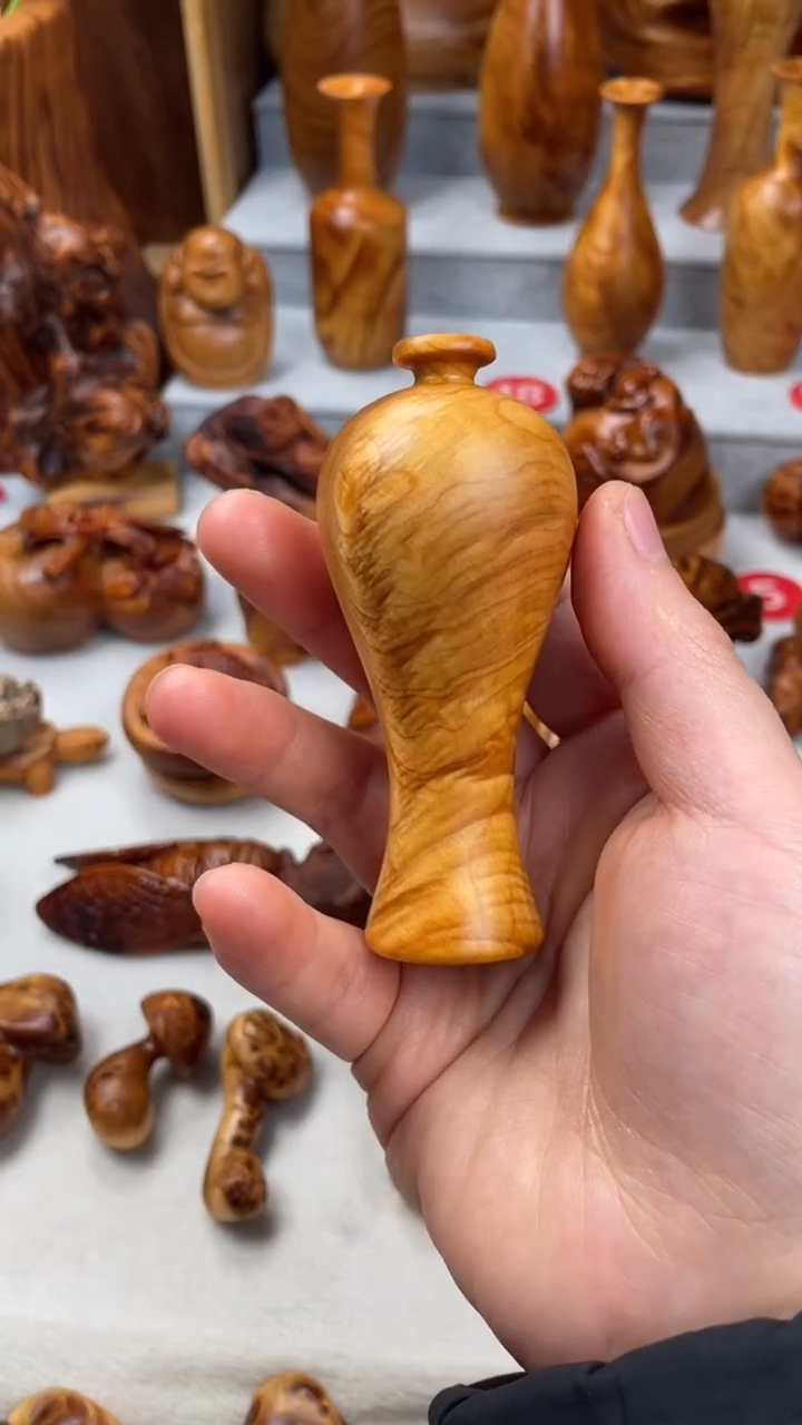 木乐*太行崖柏陈化精品 花瓶/把件/雕刻件-鉴赏期48小时
