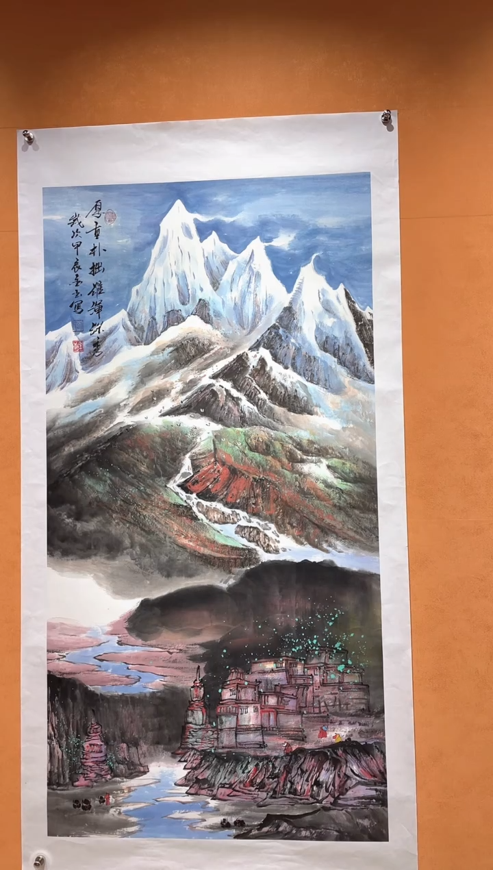 国画刘金玉老师亲笔手绘