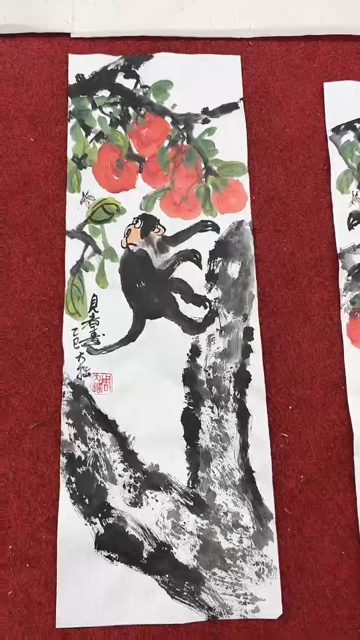 国画周大拙/国画/花鸟