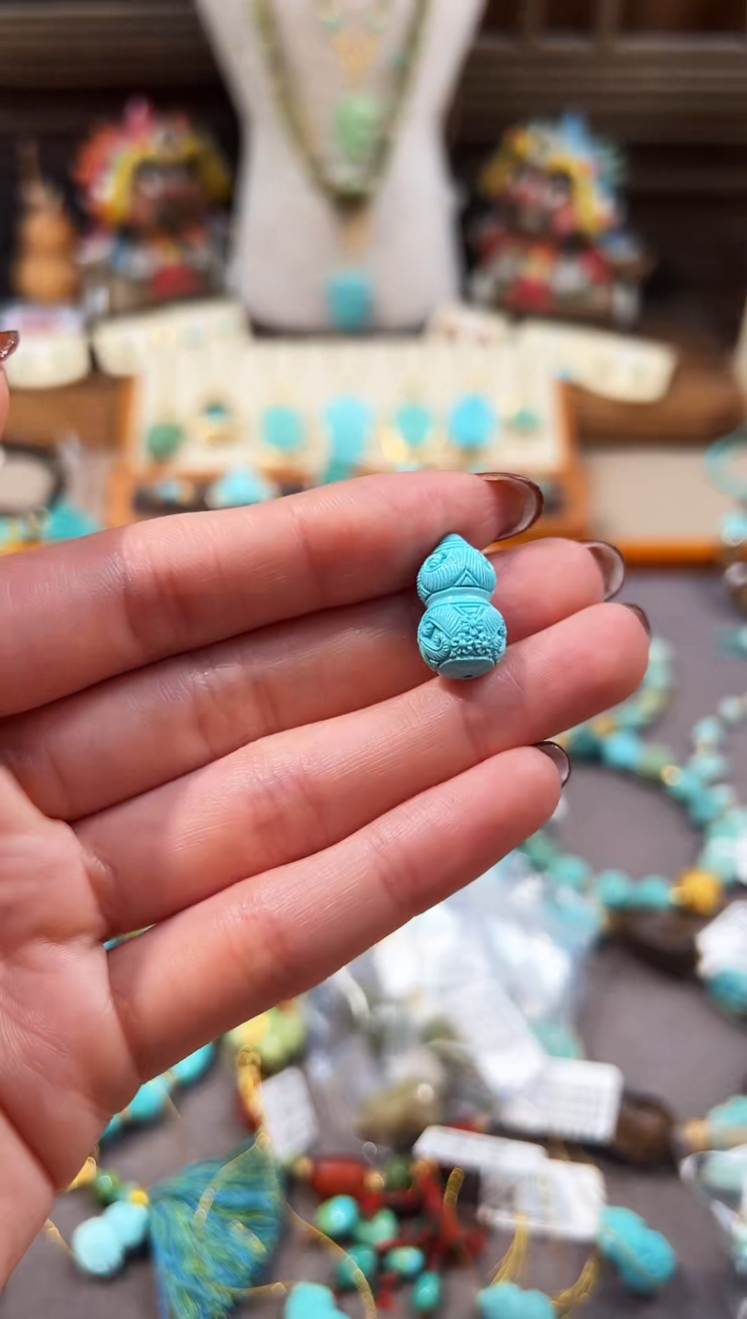 未镶嵌绿松石配饰小*葫芦