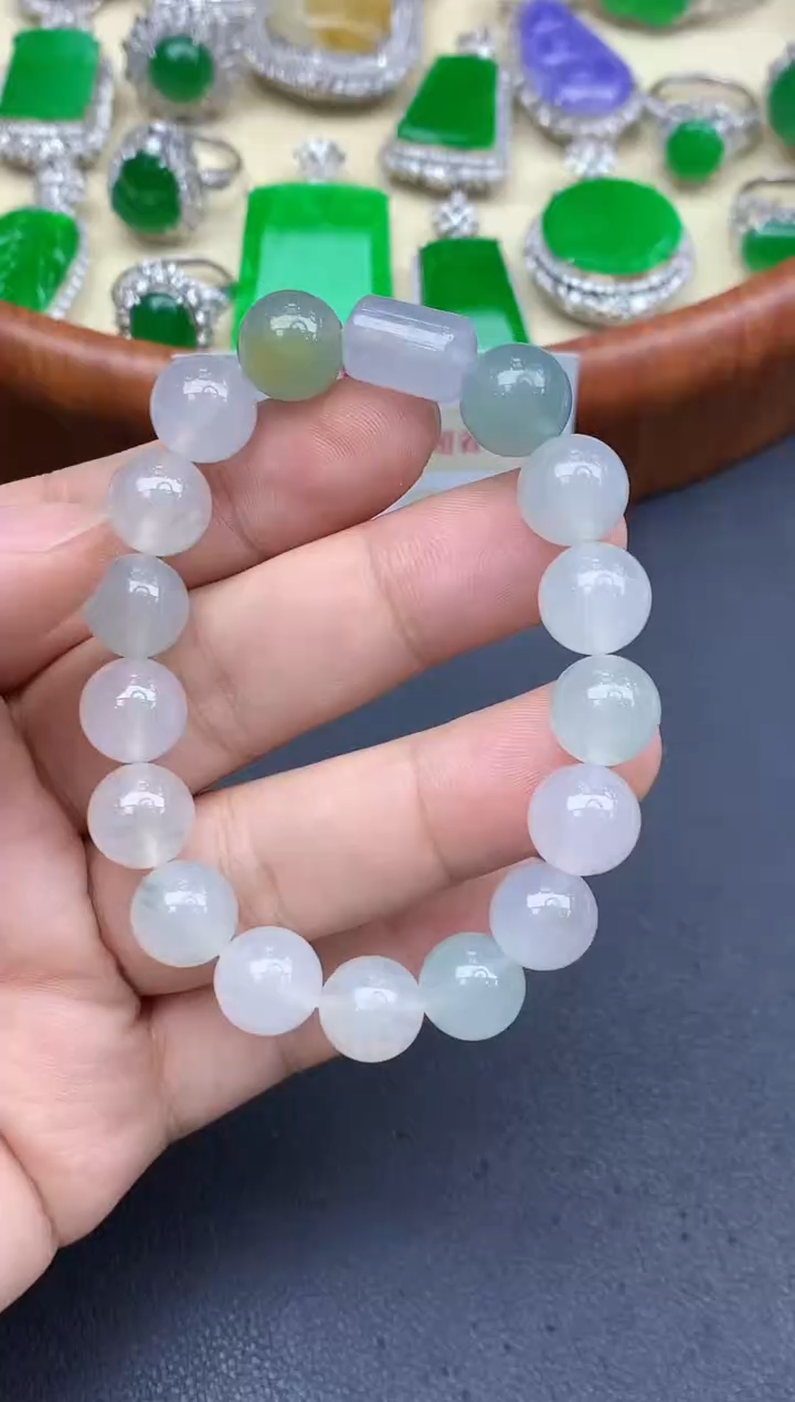 未镶嵌手链翡翠437-中国好珍宝