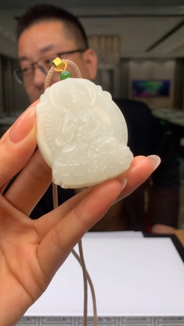 【闪购商品】定制和田玉Boss阳天然和田玉（拍一发一）