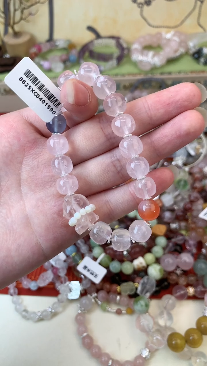 水晶手链未镶嵌343手串