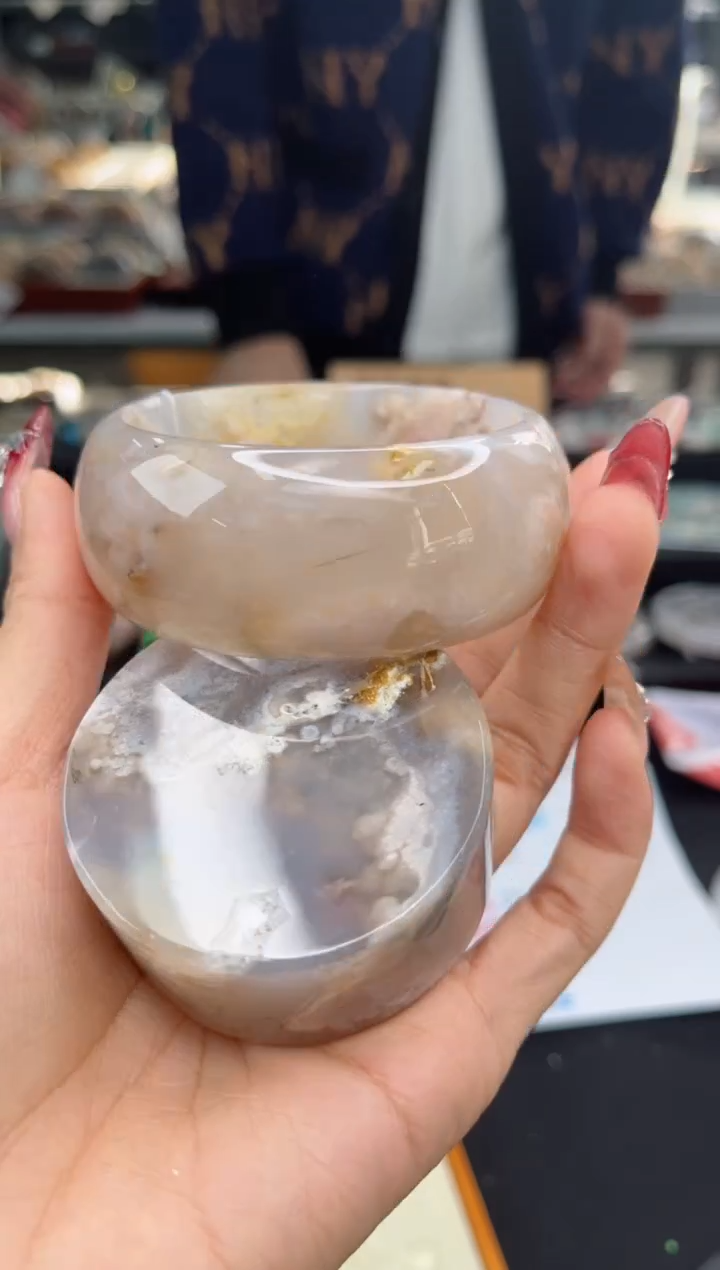 【闪购商品】石英质玉手镯未镶嵌56圈口（不退不换）1650148