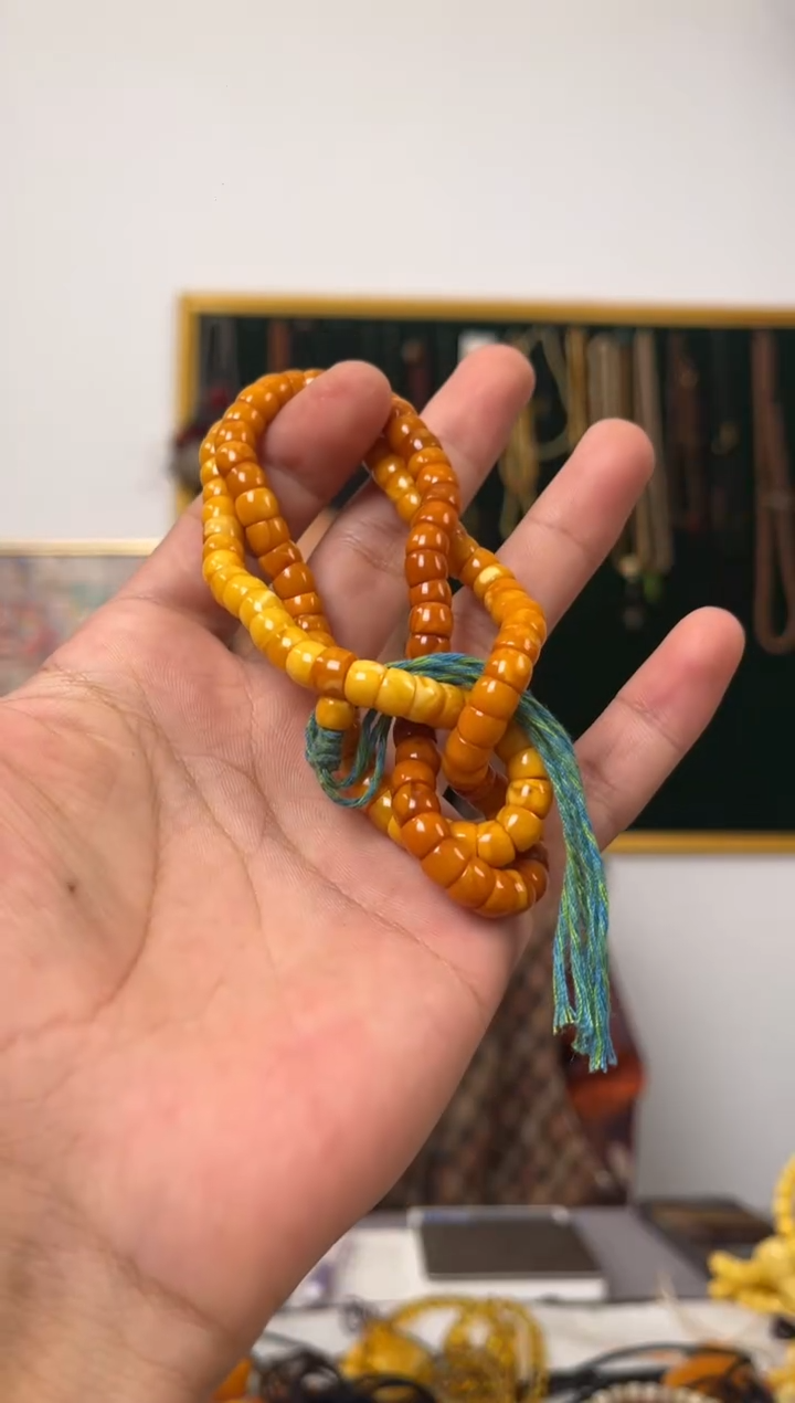 【闪购商品】蜜蜡项链未镶嵌噶玛家