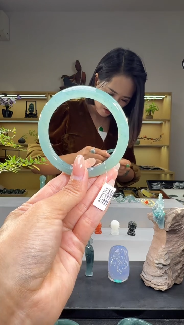 未镶嵌手镯翡翠56.5圈