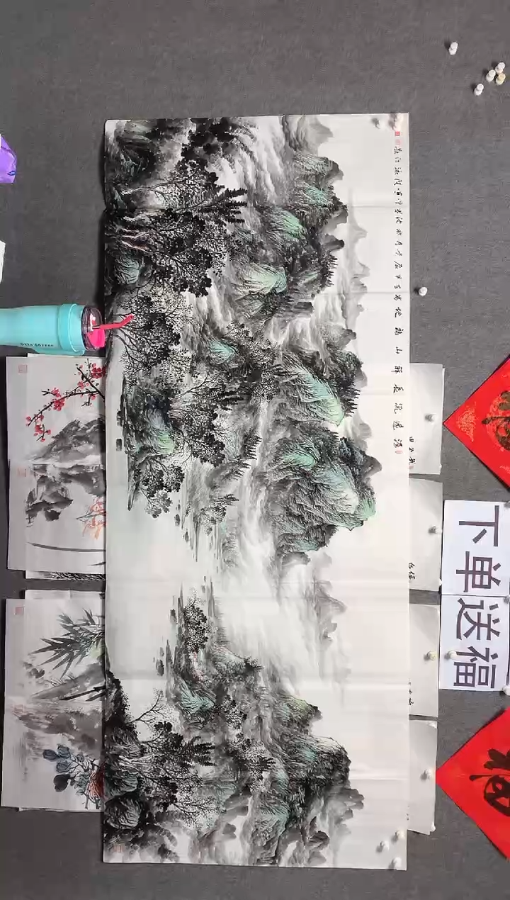 【闪购商品】国画沈泳江 小八尺240*100