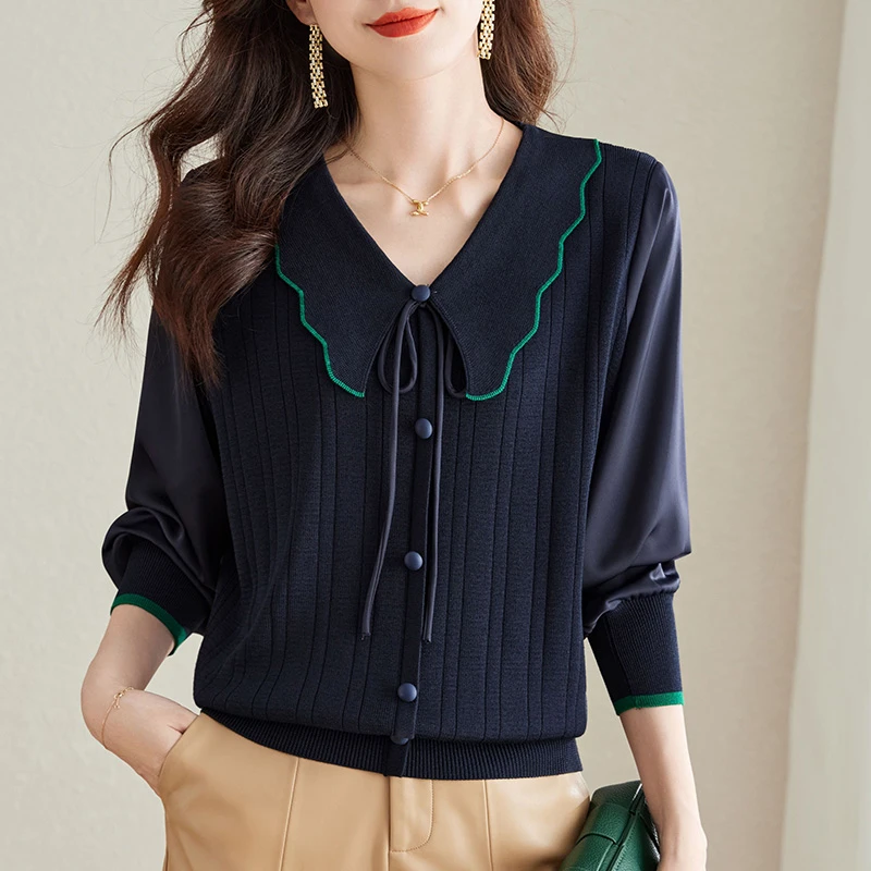 【臻品】F101-F200号 高级感秋冬洋气百搭减龄针织上衣毛衣 【婷】