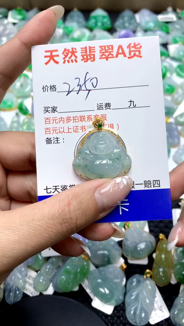 【闪购商品】翡翠颈饰18K金镶嵌111111111111