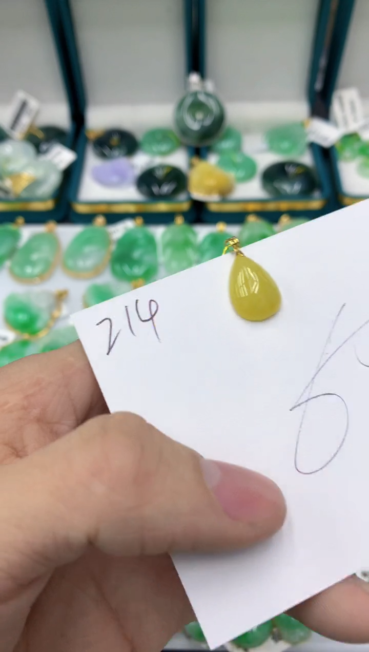 【闪购商品】翡翠颈饰18K金镶嵌11111111111