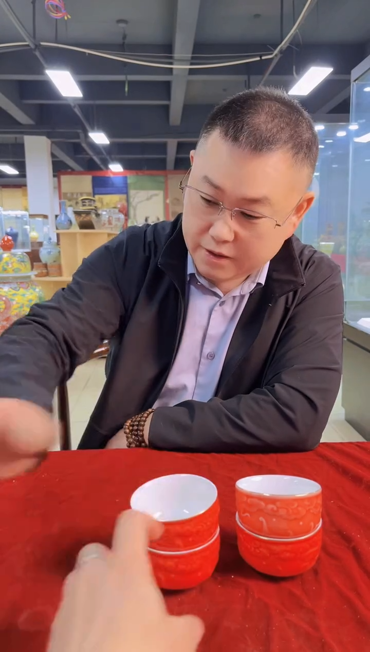 摆件陶瓷景德镇现代陶瓷流水18