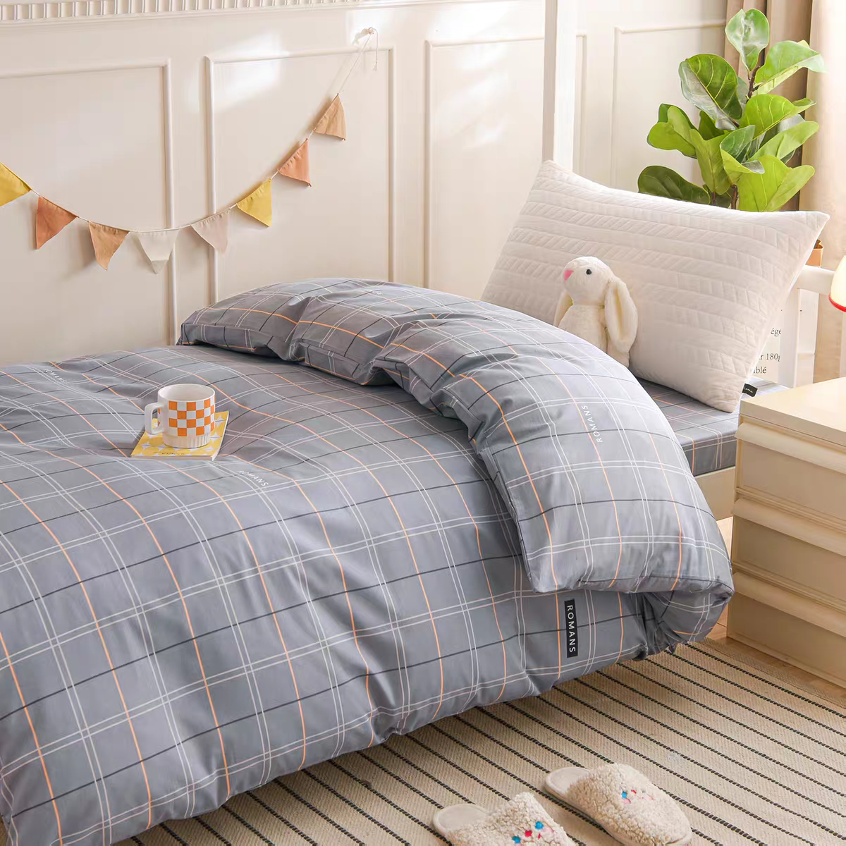 【天奇家纺】单人被罩 春夏款清仓 柔软舒适透气 