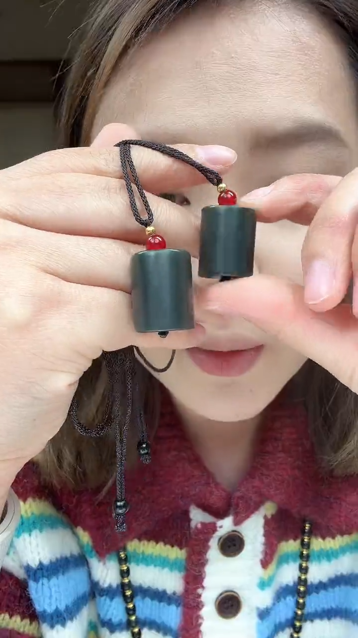 吊坠(不含链)未镶嵌和田玉新疆和田玉黑青玉勒子GYC00IHM