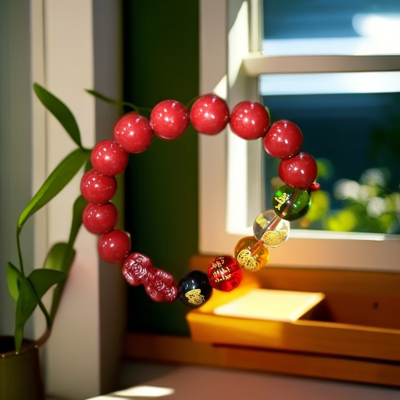 含辰砂工艺品ys-331 精品手串（无礼盒）