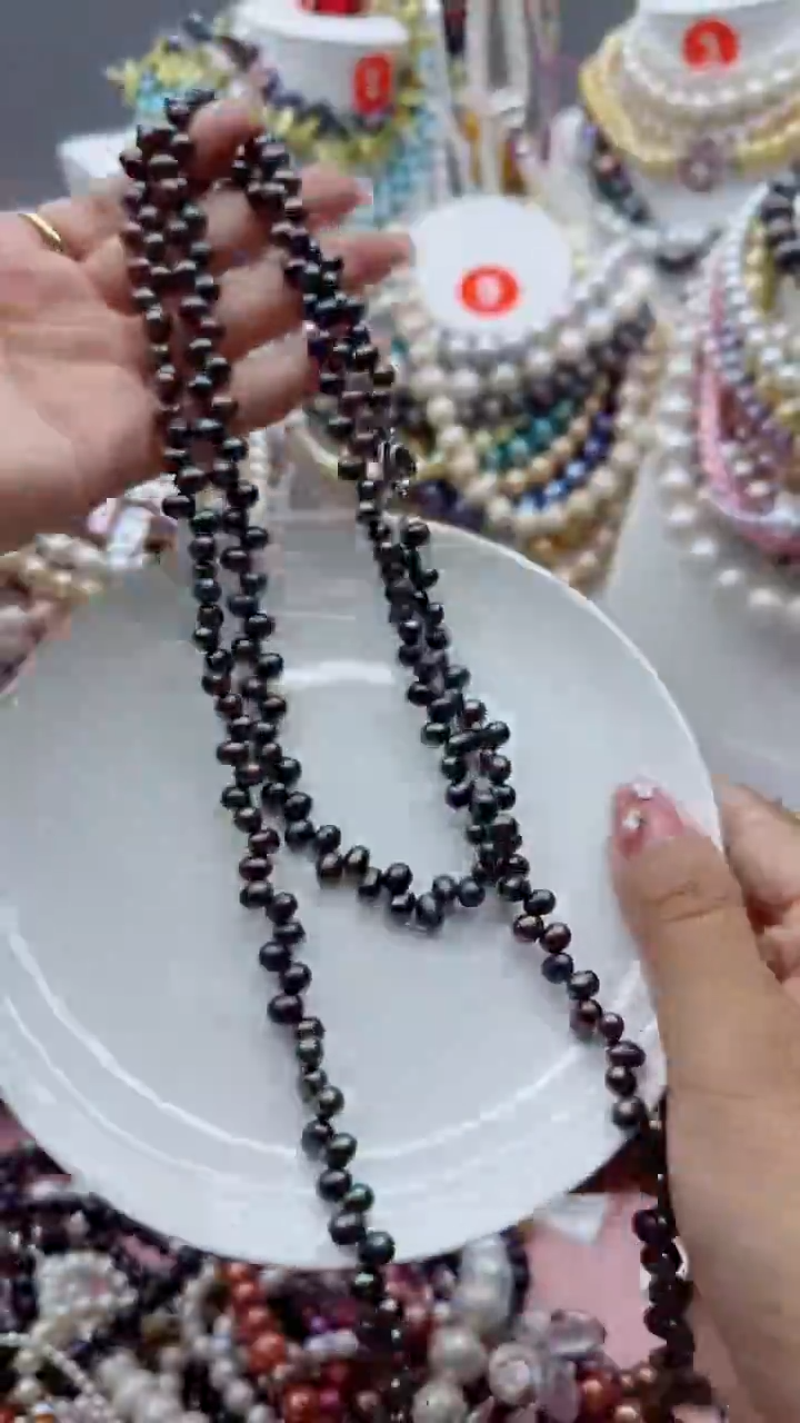 淡水珍珠未镶嵌颈饰1