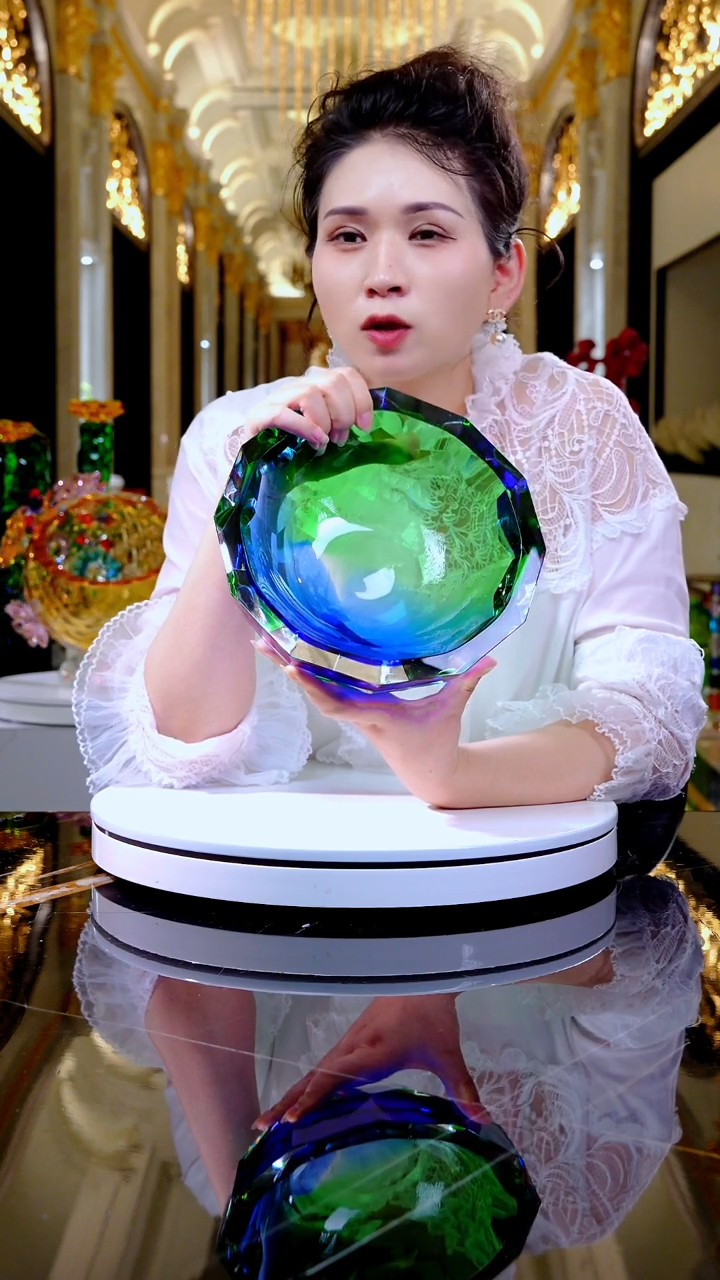 琉璃摆件YB02088艺术果盘