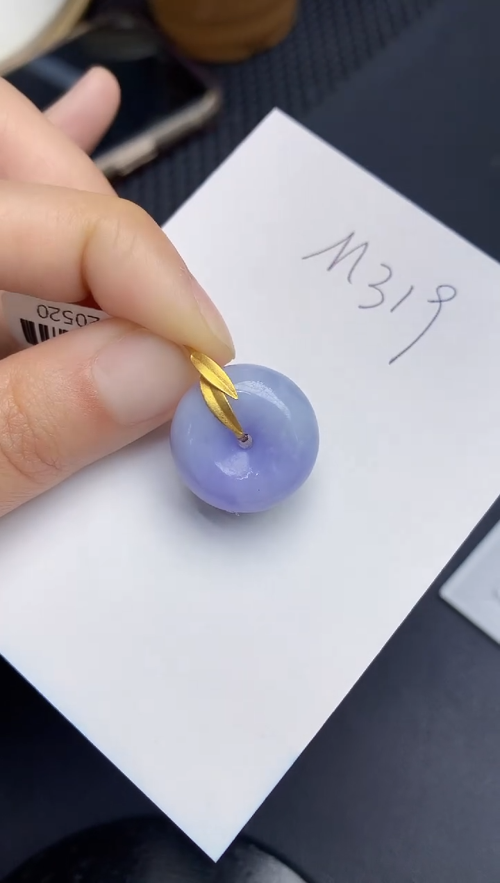 【闪购商品】翡翠颈饰18K金镶嵌000000000