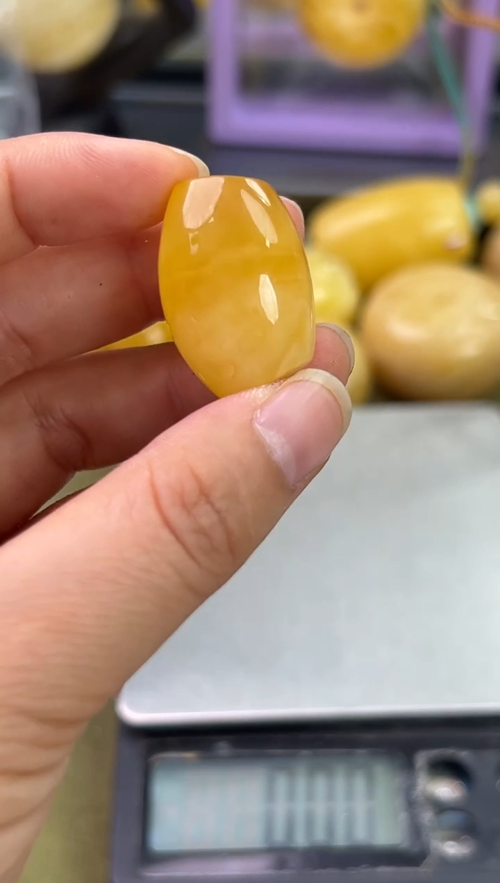 裸石琥珀未镶嵌琥珀蜜蜡吊坠