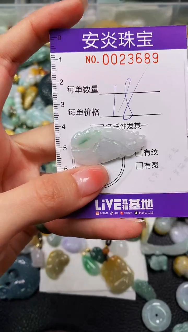 颈饰未镶嵌翡翠闪购0023689