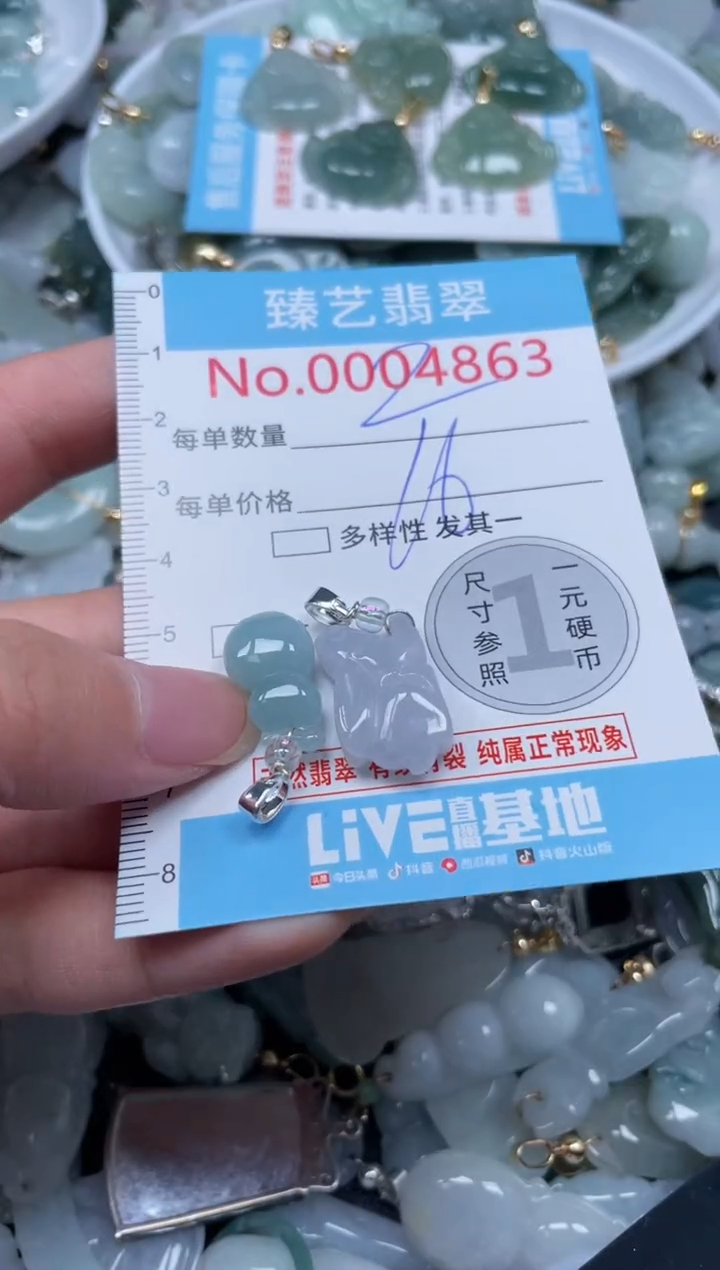 颈饰未镶嵌翡翠4863