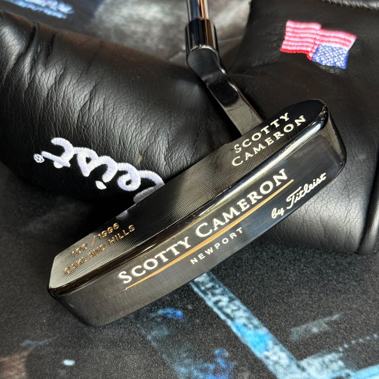 Titleist泰特利斯推杆NEWPORT卡梅隆直条型高尔夫球杆1996经典款