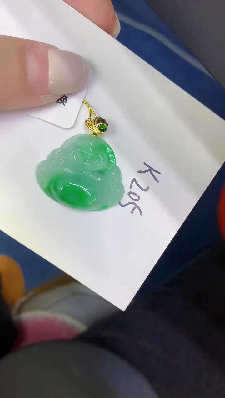 颈饰未镶嵌翡翠缅甸天然翡翠A货