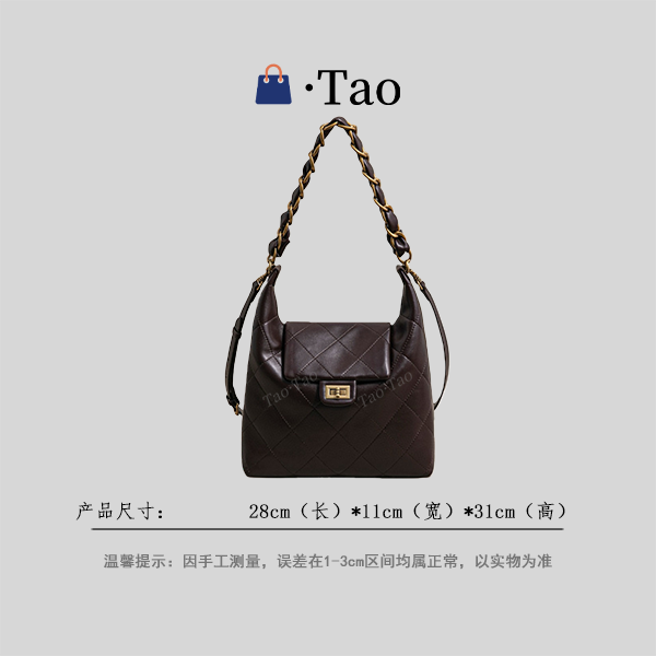 【TT Studio】SK-63181-咖啡 RAIN.CUN简约轻奢女包