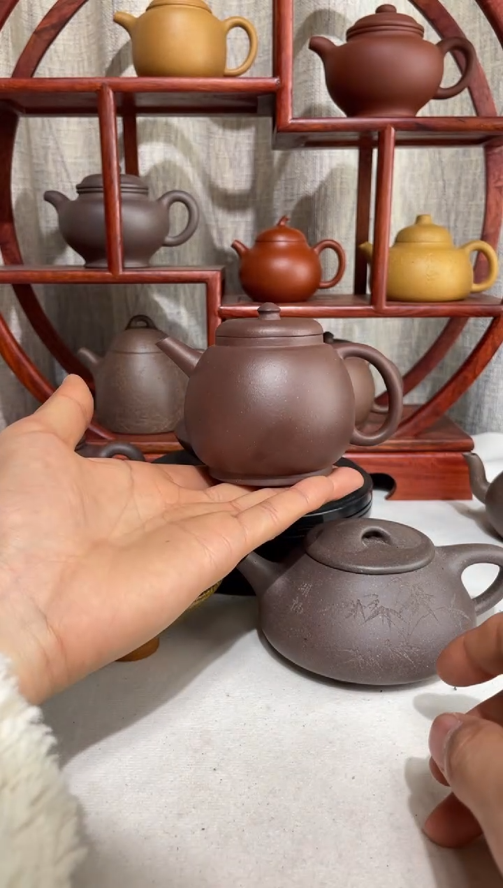 【闪购商品】紫砂茶壶台西底槽青明式龙旦170cc