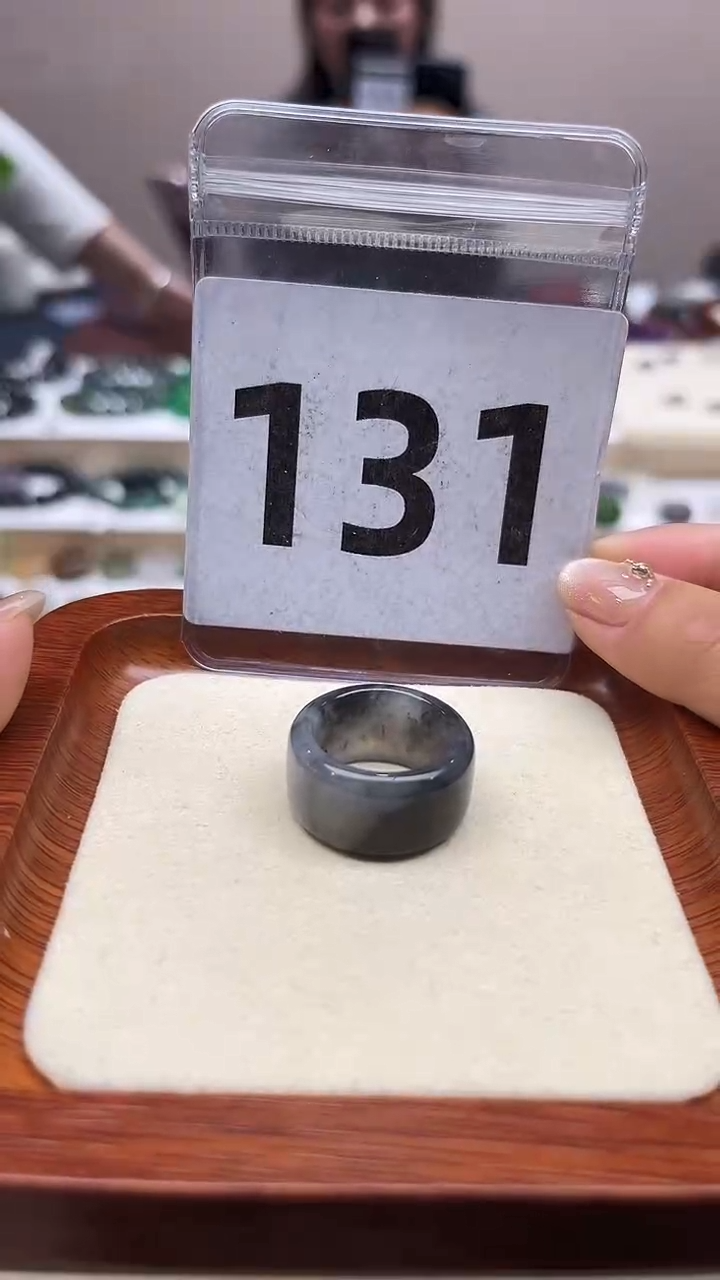 【闪购商品】和田玉戒指未镶嵌港码14号，内径17mm