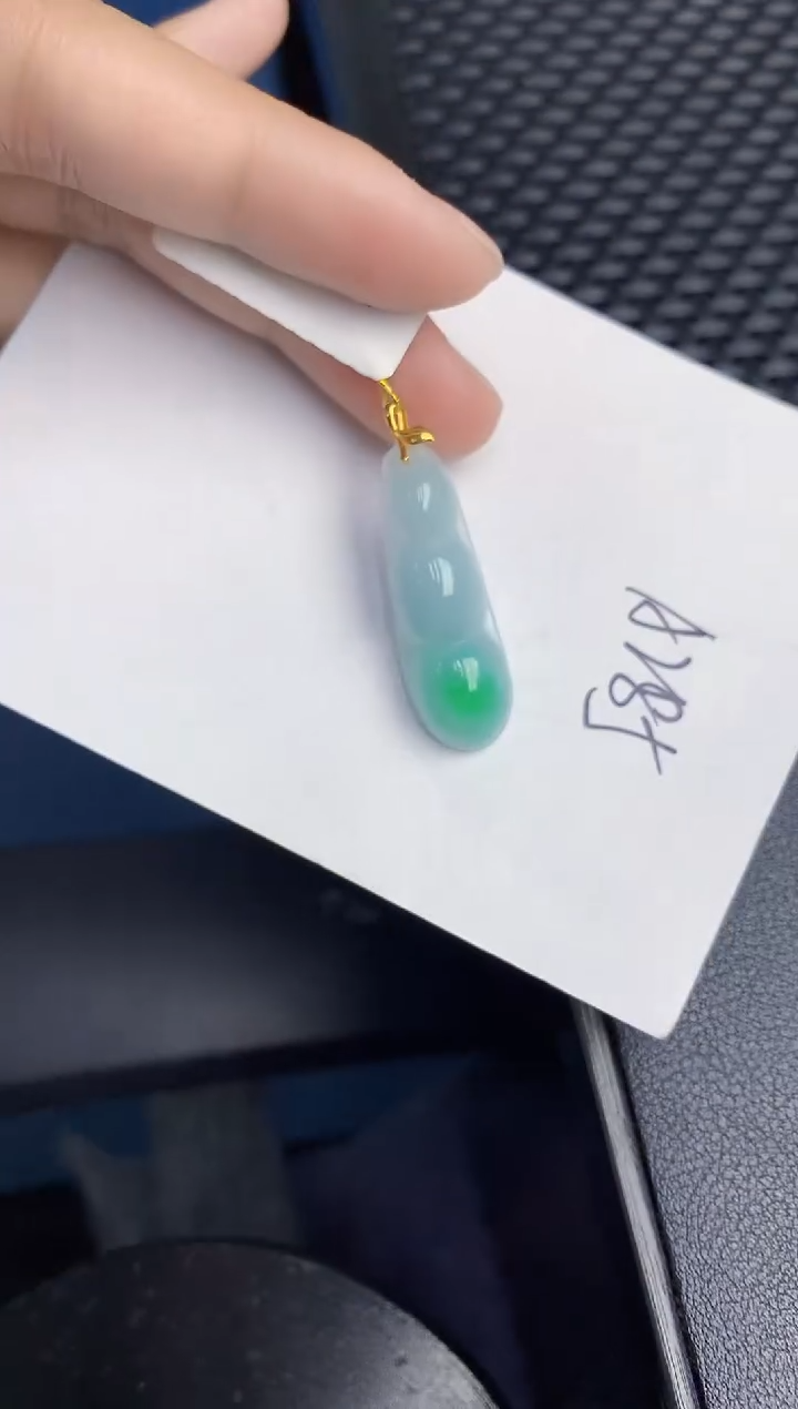 【闪购商品】翡翠颈饰18K金镶嵌000000000