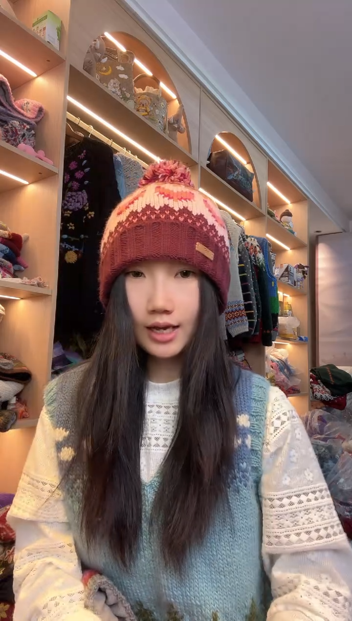 羊毛美利奴玫紫色狐狸翻边