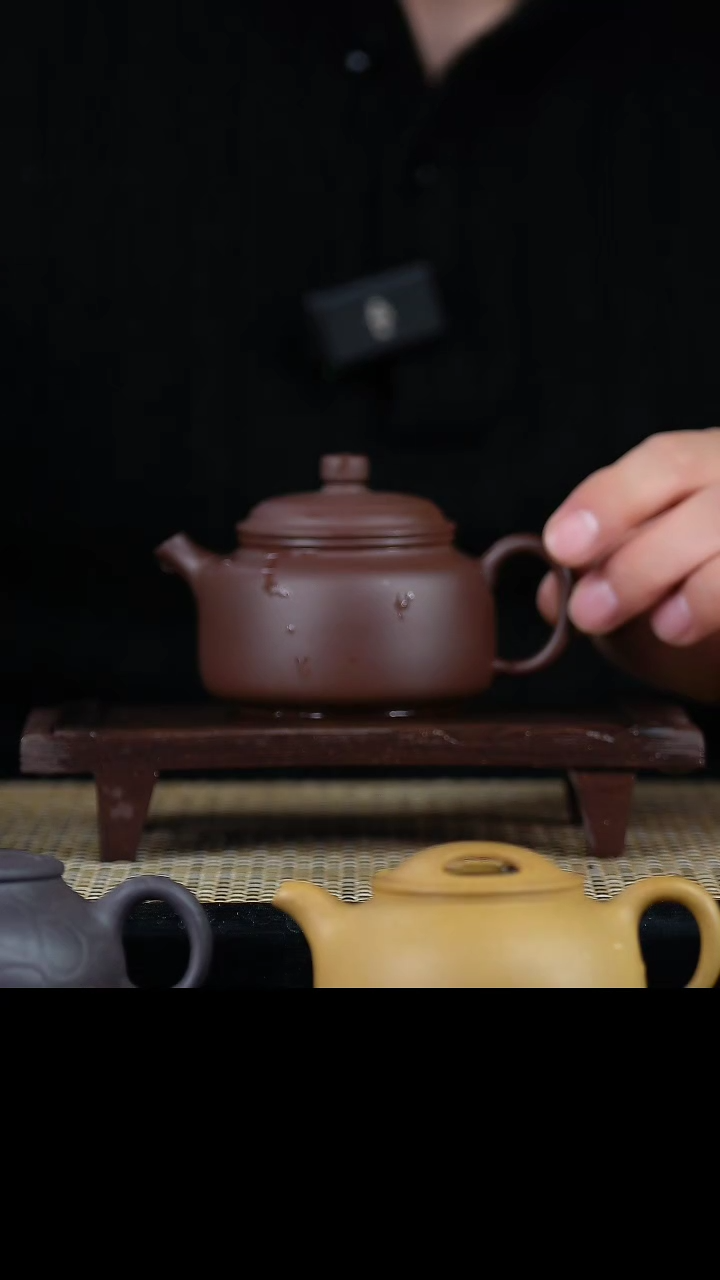 【闪购商品】手工原矿紫泥德钟  170cc