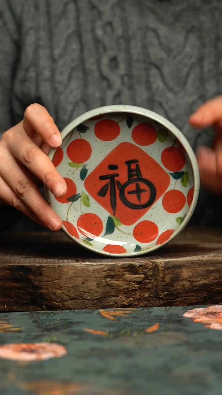 【闪购商品】杯釉下彩手工手绘同款陶器