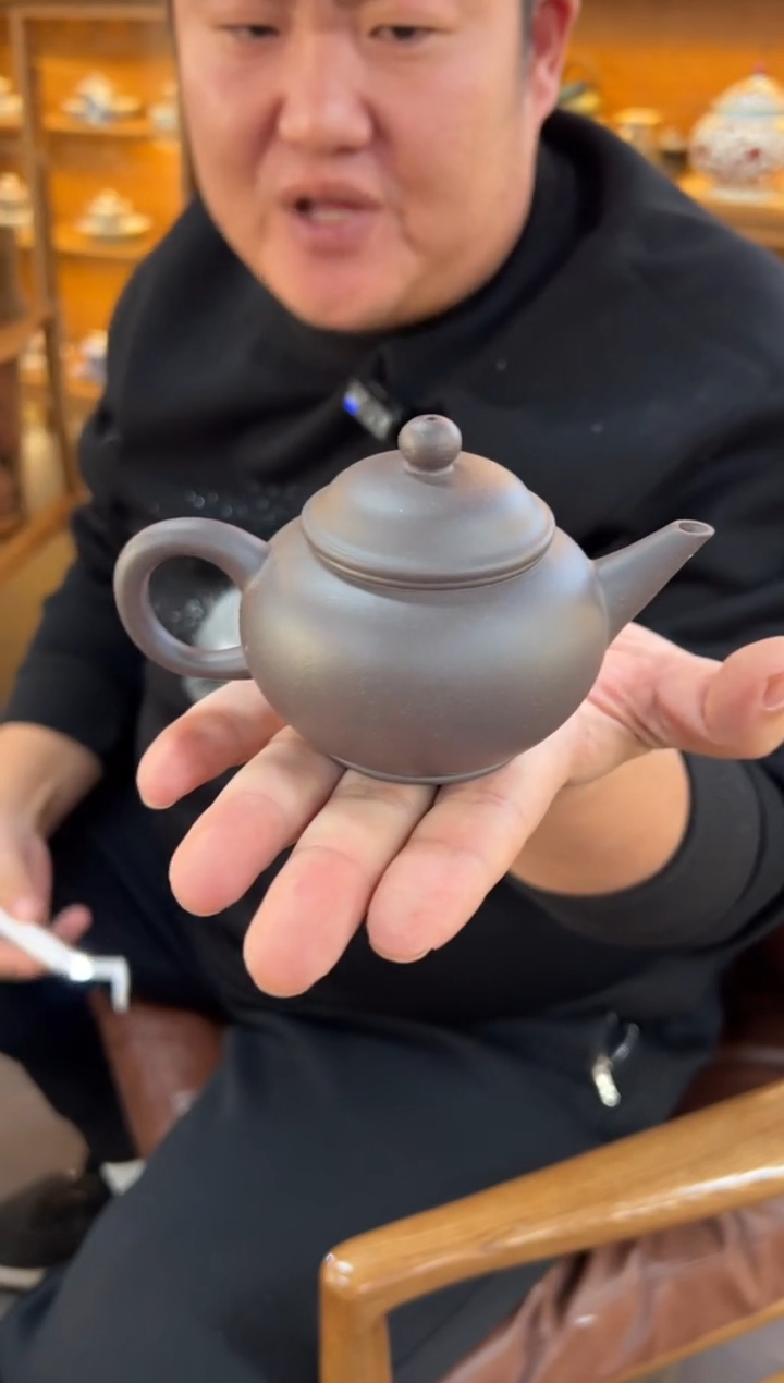 【闪购商品】紫砂茶壶【头哥手工壶】水平天青泥