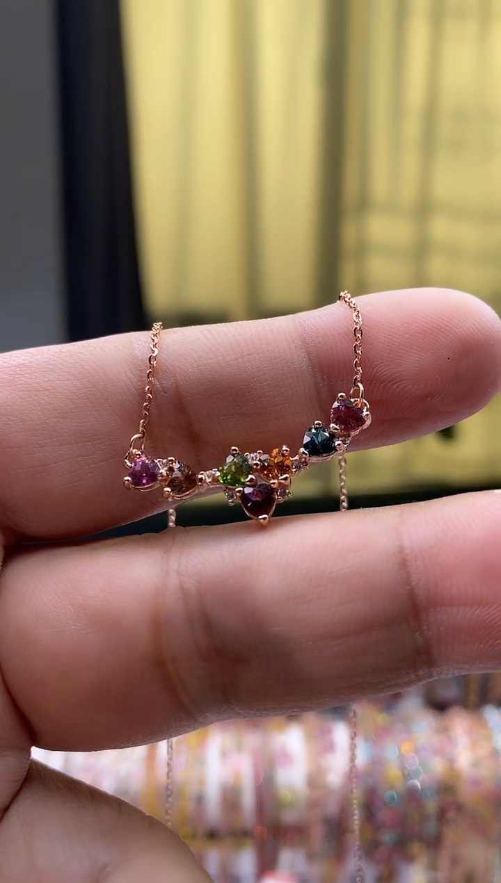 【闪购商品】碧玺项链银S925镶嵌156646511166