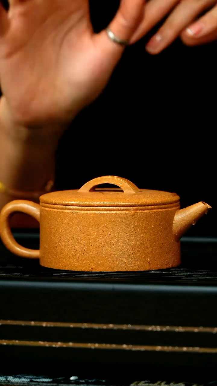 茶壶紫砂全砂料老段泥汉瓦  200cc