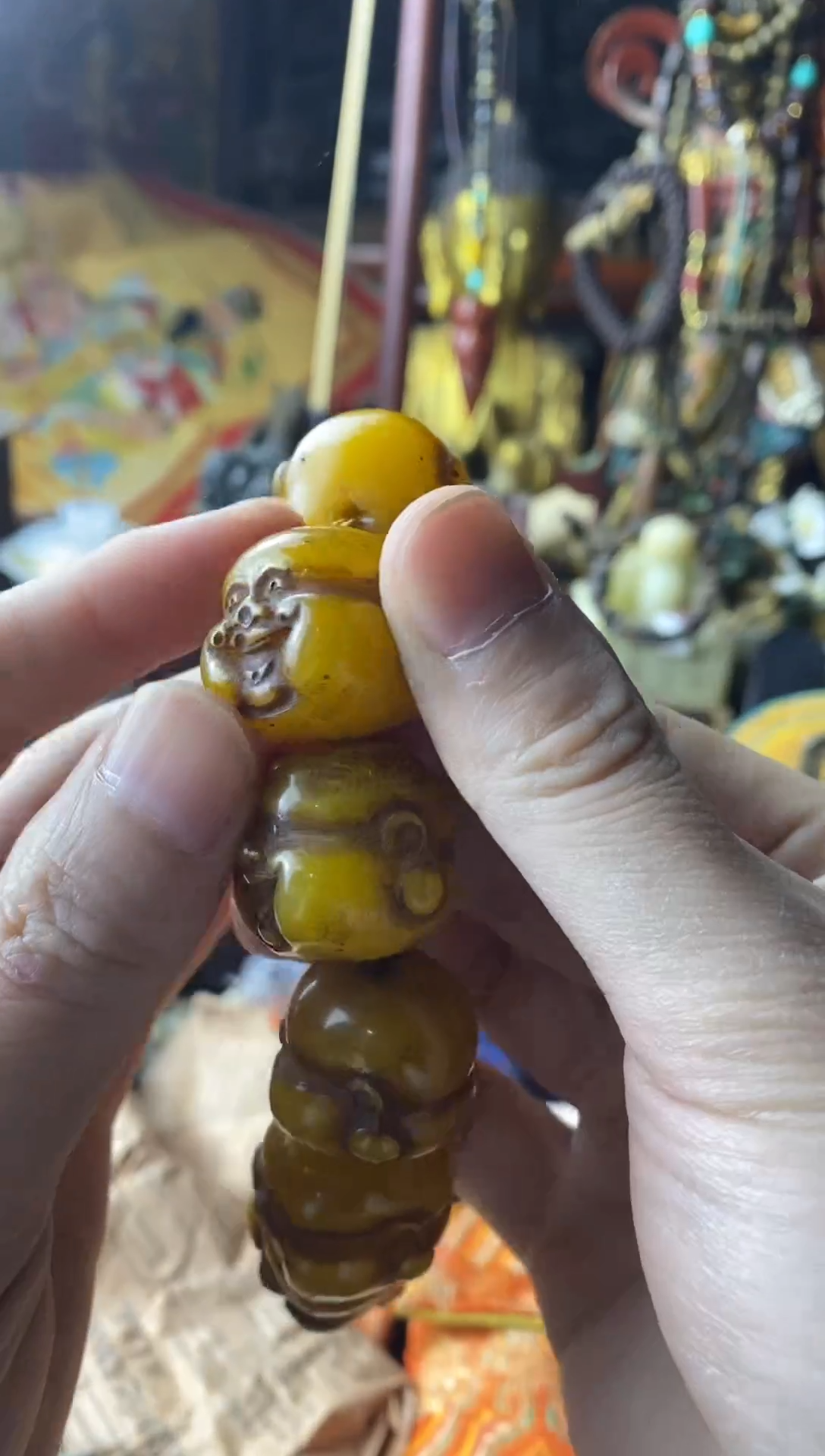 【闪购商品】蜜蜡手链未镶嵌53（收到货有问题联系客服）