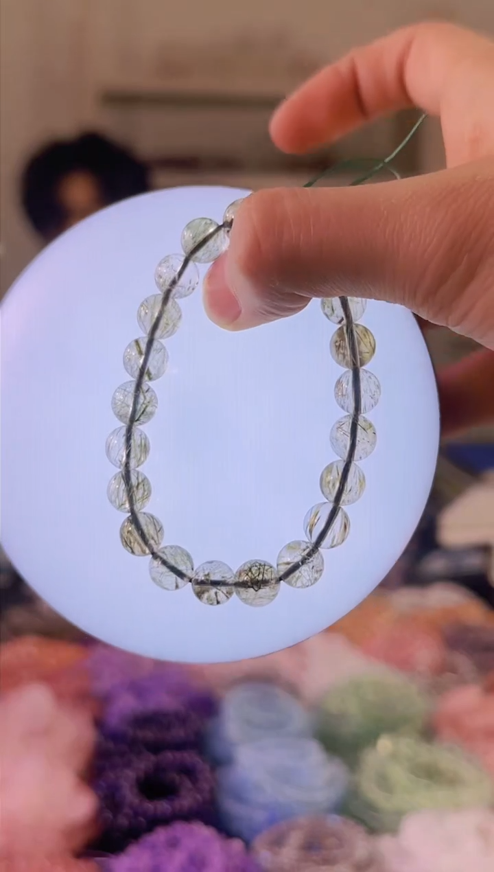 【闪购商品】水晶手链未镶嵌小凯总-绿发晶