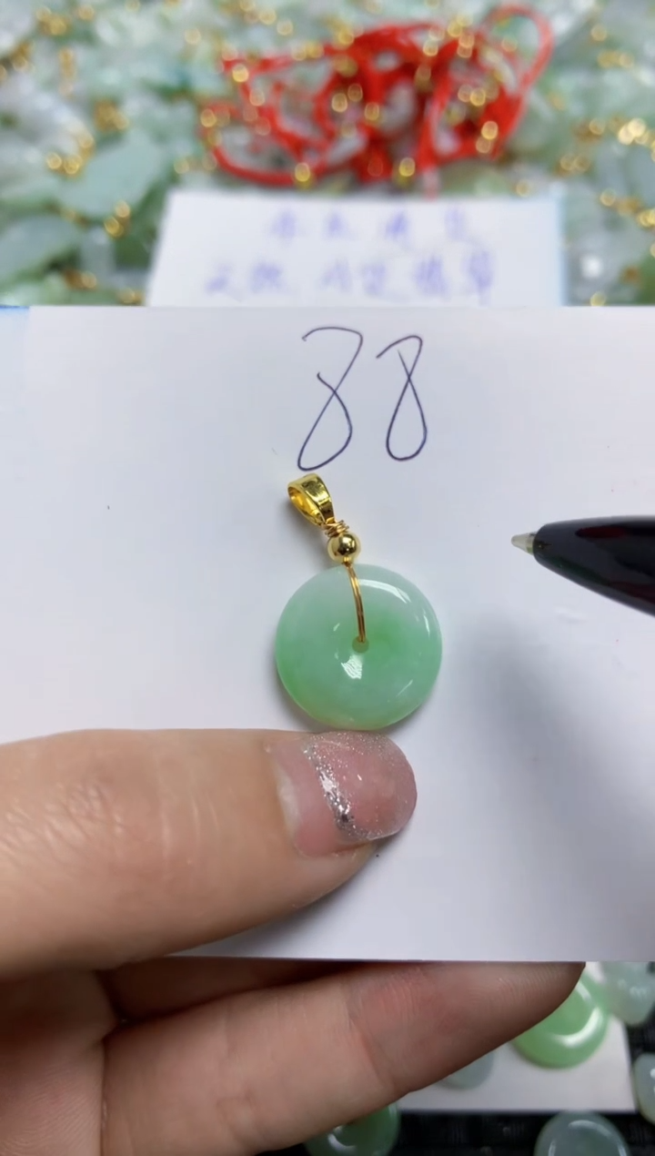 【闪购商品】翡翠颈饰合金  天然A货翡翠