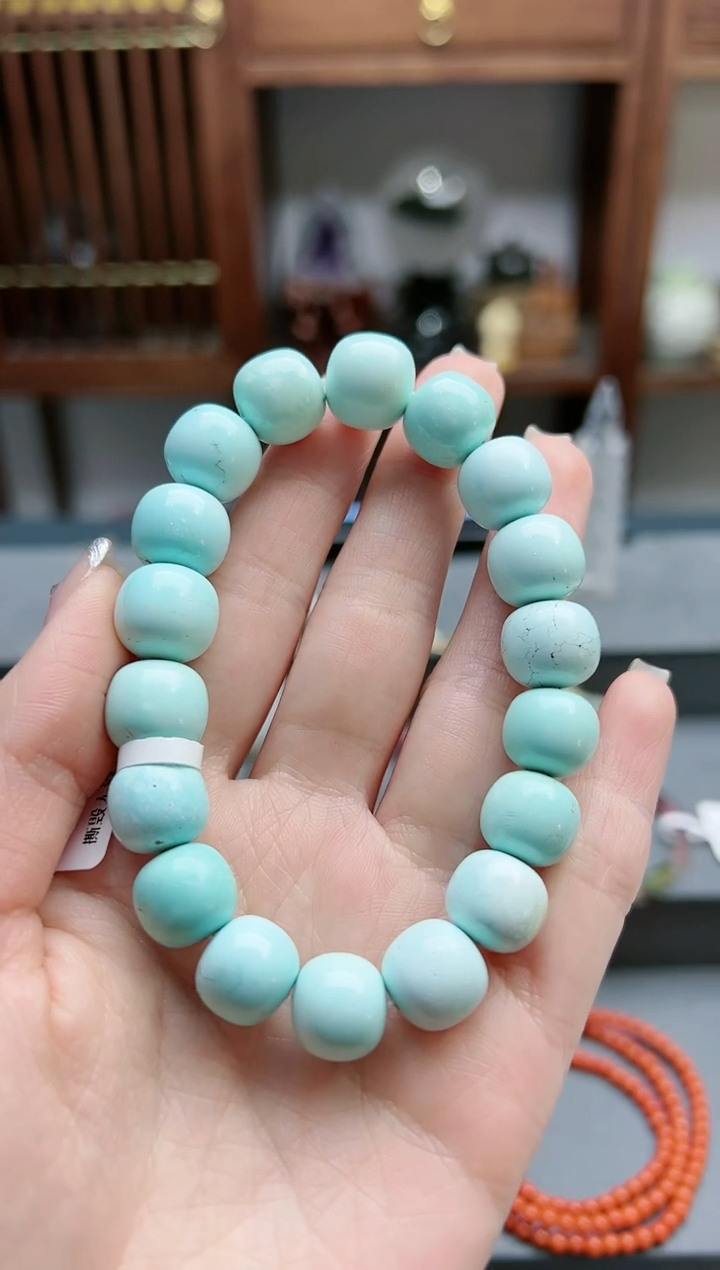 【闪购商品】绿松石手串未镶嵌松石手串*1 SH