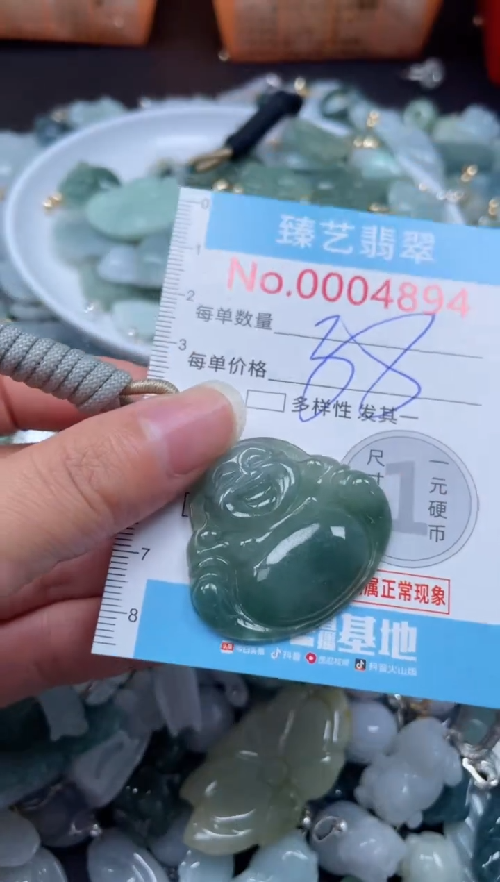 颈饰未镶嵌翡翠4894