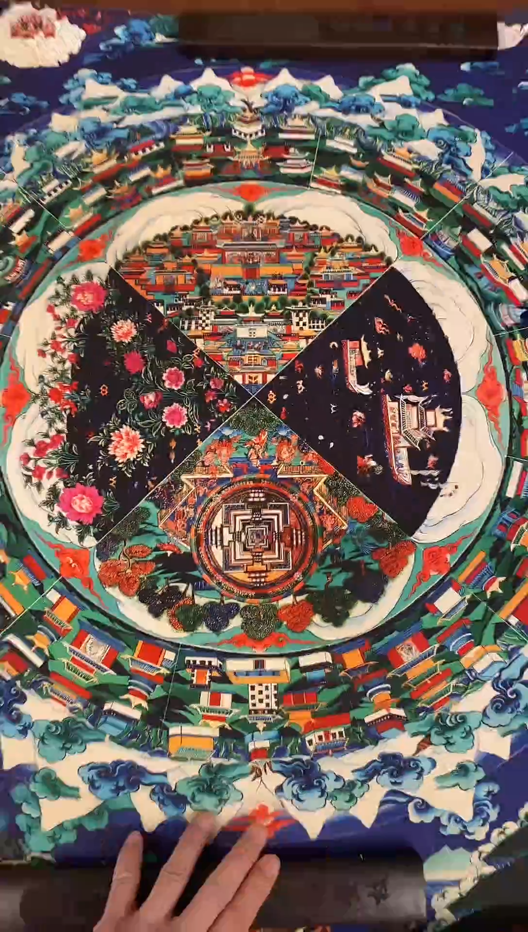 装裱画精美唐卡tk16027