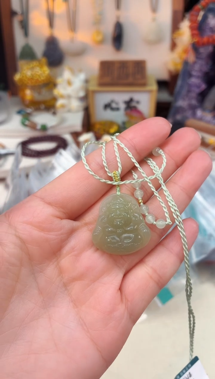 未镶嵌和田玉吊坠@@B921D019653