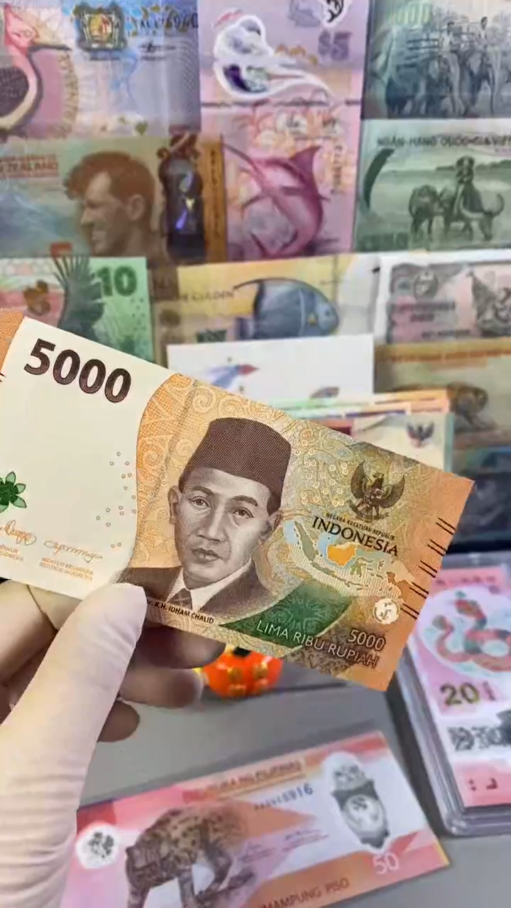 纸币印度尼西亚5000卢比 2022年版纸币