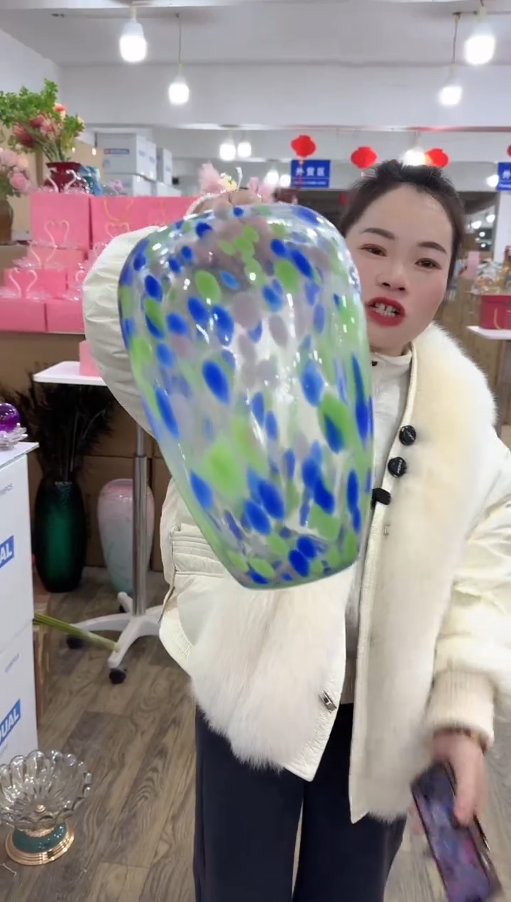 【闪购商品】无铅玻璃迪喜花器-c-早7